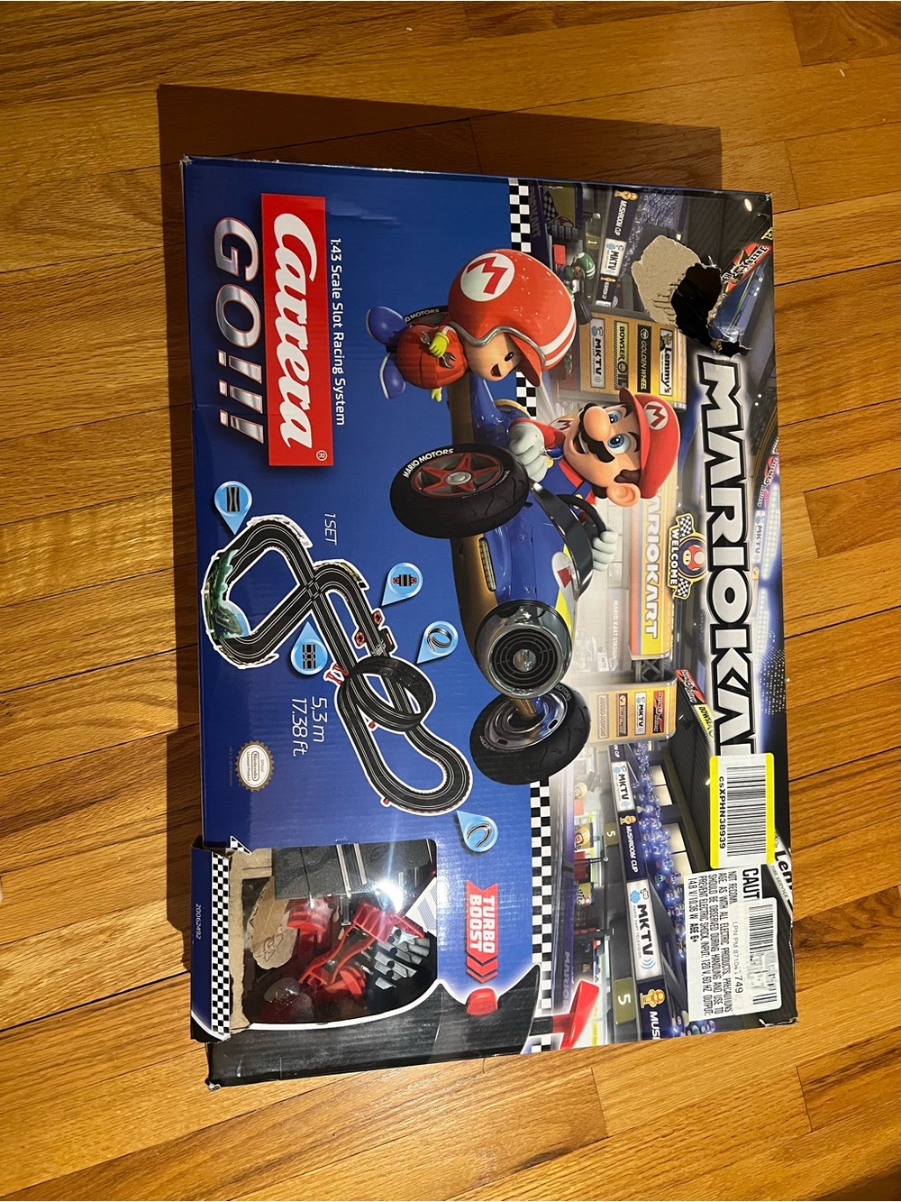 Carrera Mario Kart Racing Set - Blue Box Artwork